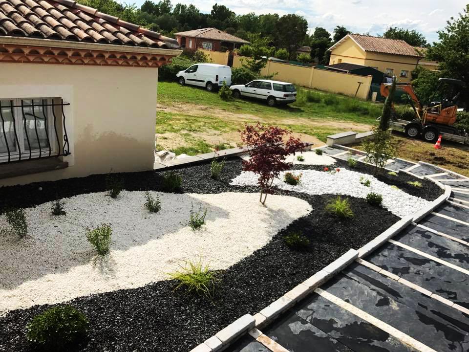 Création de jardins à Lacourt-Saint-Pierre